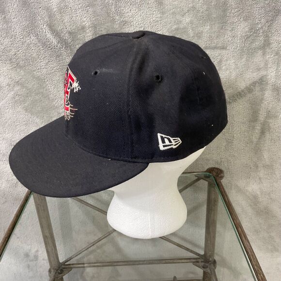 Vintage Round Rock Express MILB New Era fitted 7 1/4 Black/Red patch Cap Hat USA - Picture 3 of 8